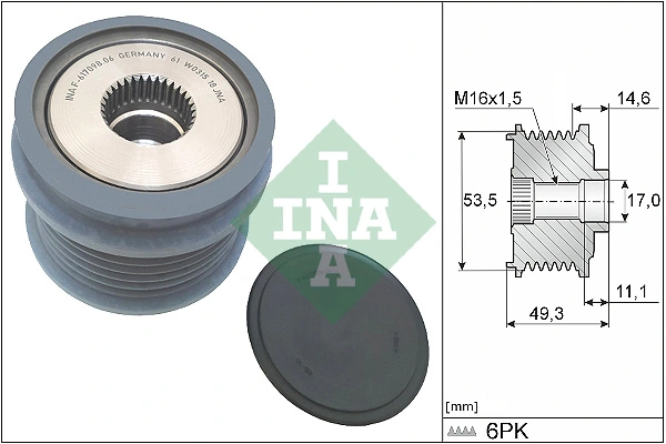 Alternator Freewheel Clutch